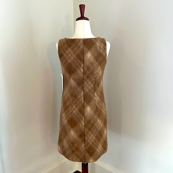 Shoshanna Plaid Pocket Wool Shift Dress size 0 - Picture 5 of 12